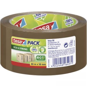 Ragasztószalag Tesapack® Eco & Strong 66 m x 50 mm, barna, TESA PP 58154