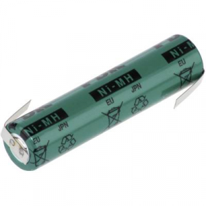 Forrasztható mikroceruza akku AAA NiMH 1,2V 730 mAh, forrfüles, FDK 109094