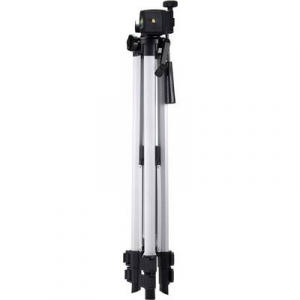 TOOLCRAFT Tripod 1/4 col Munkamagasság=51 - 150 cm Ezüst inox Vízmérték