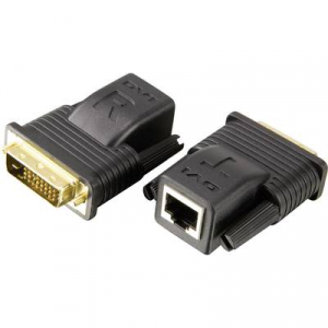 DVI Extender, jeltovábbító RJ45 csatlakozással, max.20m-ig Aten VE066-AT-G