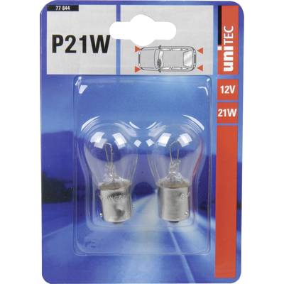 Unitec Standard fényforrás P21W 12 V 1 pár BA15s