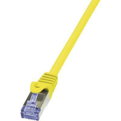 RJ45 Hálózati csatlakozókábel, CAT 6A S/FTP [1x RJ45 dugó - 1x RJ45 dugó] 3 m, sárga LogiLink