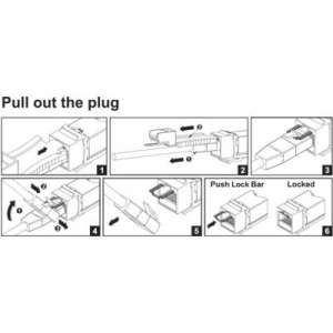 RJ45 beépíthető modul reteszelő funkcióval / reteszelő szerszámmal Keystone CAT 6 Renkforce KSV10 + Tooling