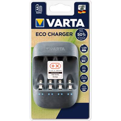 Varta Eco Charger NiMH Mikro (AAA), Ceruza (AA) Hengeres akku töltő