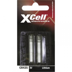 CR 435 lítium elem, 3V 50 mAh, 2 db, Xcell CR435