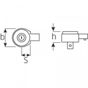 Stahlwille 735/5 58250005 Bedugaszolható racsni 3/8 (10 mm)