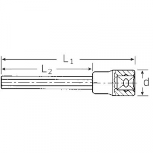 Stahlwille 3054/8 03150808 Belső hatlap Dugókulcs bit betét 8 mm 1/2 (12,5 mm)