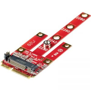 Csatlakozó átalakító, 1x PCIe alj 6 pól. - 1x mini PCI-Express, Renkforce RF-DT-134B