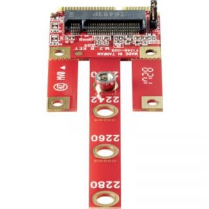 Csatlakozó átalakító, 1x PCIe alj 6 pól. - 1x mini PCI-Express, Renkforce RF-DT-134B