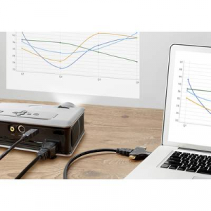 DisplayPort-HDMI átalakító, DisplayPort dugó, Mini DisplayPort dugó, HDMI dugó - 1x HDMI alj, Renkforce