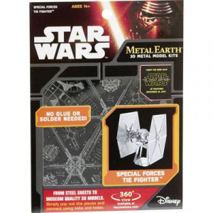 Metal Earth Star Wars Tie Fighter űrrepülő 3D lézervágott fémmodell építőkészlet 502661