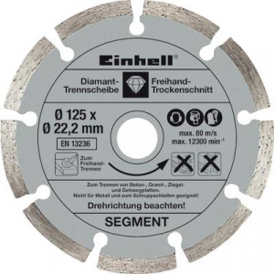 Einhell TE-AG 125/750 Kit 4430885 Sarokcsiszoló 125 mm 750 W