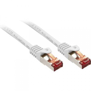 RJ45 Hálózat Csatlakozókábel 1.00 m Fehér LINDY