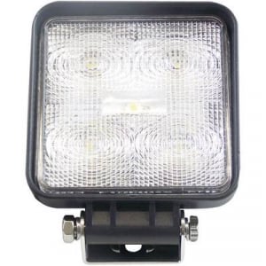 LED-es munkalámpa csavaros lábbal, 12/24 V, (Sz x Ma x Mé) 110 x 110 x 41 mm