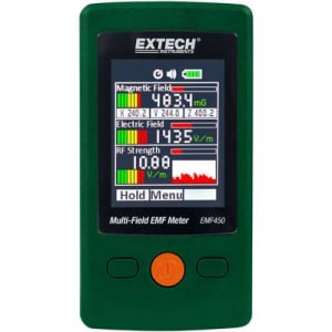 Mágneses mező teszter TFT kijelzővel, Extech EMF450