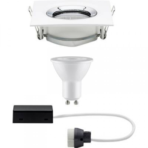 Fürdőszobai beépíthető lámpa LED GU10 7 W IP65 Paulmann Nova Fehér (matt), Króm