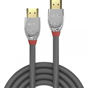 LINDY HDMI Csatlakozókábel [1x HDMI dugó - 1x HDMI dugó] 3.00 m Szürke