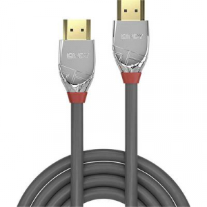 LINDY HDMI Csatlakozókábel [1x HDMI dugó - 1x HDMI dugó] 0.50 m Szürke