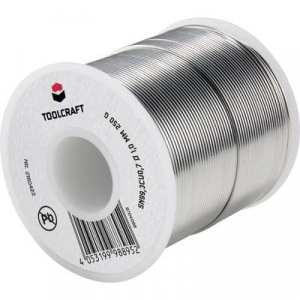 TOOLCRAFT Forrasztóón, ólommentes Sn99.3Cu0.7 250 g