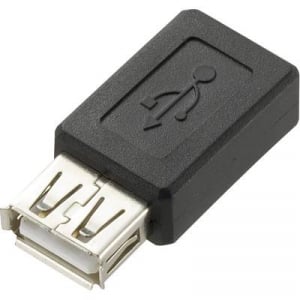 OTG kábel készlet, mikro USB kábel, 0,15 m + mini B adapter + USB A adapter Conrad SuperSoft OTG Komplett kit