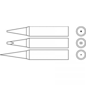 ST 804 és SC60 forrasztópákához való ceruzahegy formájú, központosított csúcs pákahegy, forrasztóhegy 1.0 mm