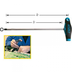 T markolatú imbuszkulcs 2 mm, Hazet 828-2