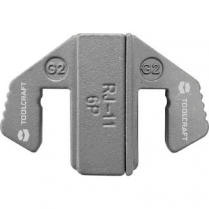 TOOLCRAFT Krimpelő betét, Rj11/Rj12/6P6C csatlakozóhoz