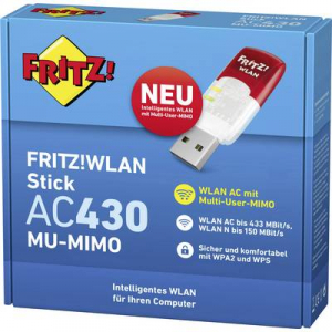 AVM FRITZ!WLAN Stick AC 430 MU-MIMO WLAN stick USB 433 Mbit/s