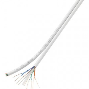 Hálózati kábel, CAT6 U/UTP DUPLEX 100m fehér, Tru Components