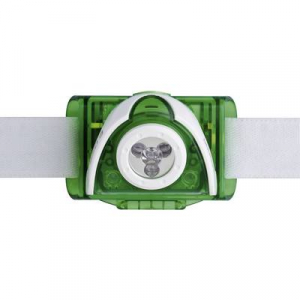 LED-es fejl&aacute;mpa, elemes, 2 LED 90 lm 40 m 40 &oacute;ra 96 g, z&ouml;ld, Ledlenser SEO 3 6103