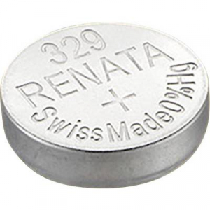 329 gombelem, ezüstoxid, 1,55V, 37 mAh, Renata SR731SW, SR731, V329, D329, RW300, R329/24, GP29, 329A, 329X