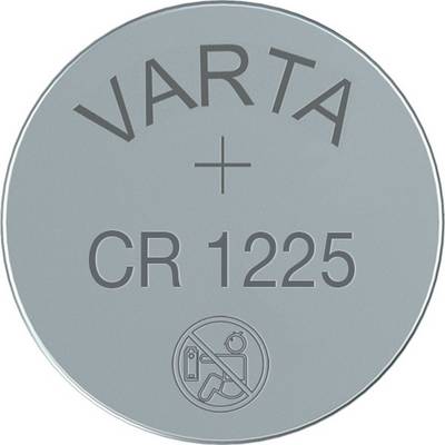 CR1225 lítium gombelem, 3 V, 48 mA, Varta BR1225, DL1225, ECR1225, KCR1225, KL1225, KECR1225, LM1225