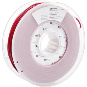 Ultimaker TPU - M0369 Red 750 - 215194 3D nyomtatószál közepesen rugalmas 2.85 mm Piros 750 g