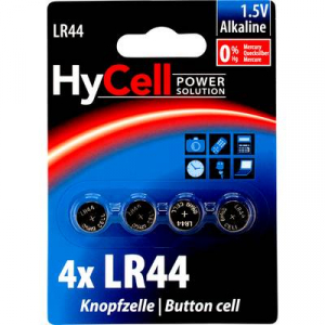 LR44 gombelem, alkáli mangán, 1,5V, 140 mAh, 4 db, Ansmann AG13, V13GA, G13A, 13GA, PX76A, PX675A, 157, L1154