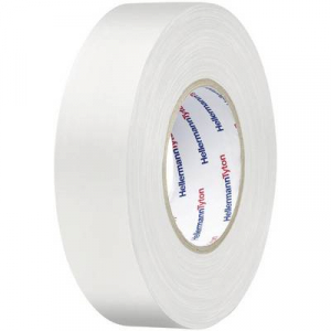 Téphető szövetbetétes ragasztószalag, gaffer tape 50 m x 50 mm, fehér színű HellermannTyton HelaTape