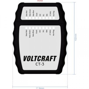 HDMI kábel teszter Voltcraft CT-3