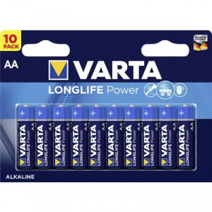 Ceruzaelem AA, alkáli mangán, 1,5V, 10 db, Varta High Energy LR06, AA, LR6, AAB4E, AM3, 815, E91, LR6N