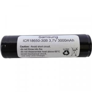 Speciális Li-Ion akku 3,7 V 3000 mAh (O x Ma) 18 x 70 mm Samsung ICR18650-30B