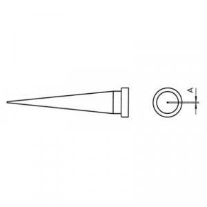 Weller LT T Forrasztóhegy Kúpos Csúcs hossza 13 mm Tartalom, tartalmi egységek rendelésenként 1 db