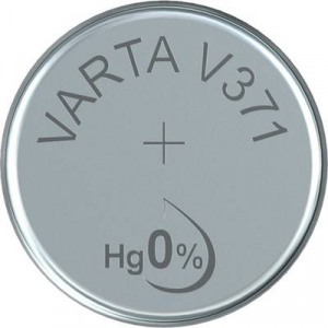 371 gombelem, ezüstoxid, 1,55V, 35 mAh, Varta SR920SW, SR69, SR921, V371, D371, 605, 280-31, SB-AN, RW315