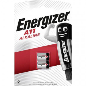 11A alkáli elem, távirányító elem, 6V 38 mAh, 2 db, Energizer A11, E11A, V11A, V11PX, V11GA, L1016, MN11, G11A