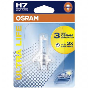 Osram Auto Halogén fényforrás Ultra Life H7 55 W 12 V