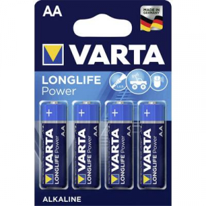 Ceruzaelem AA, alkáli mangán, 1,5V, 4 db, Varta High Energy LR06, AA, LR6, AAB4E, AM3, 815, E91, LR6N