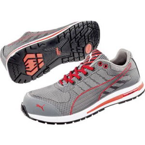 PUMA Safety Xelerate Knit Low 643070-46 Biztonsági cipő S1P Méret: 46 Szürke, Piros 1 pár