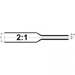 Adagoló doboz, HIS-1 O (zsugorodás előtt/után): 3.2 mm/1.6 mm, zsugorodási arány 2:110 m, fekete