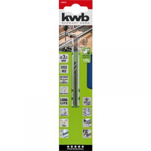 kwb 258632 Fém spirálfúró 3.2 mm Teljes hossz 65 mm 1 db