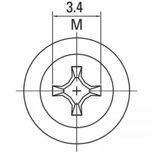 Renkforce RF-4452210 Merevlemez csavar 16 db