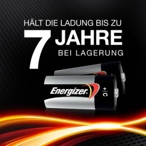 Baby elem C, alkáli mangán, 1,5V, 2 db, Energizer Power LR14, LR15, C, AM2, MN1400, 814, E93, LR14N, R14, BA3042, UM2