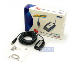 ATEN kábel USB2.0 Type-A (Male) - USB2.0 Type-A (FeMale) Extender 5m (UE250)