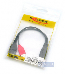 DeLock DL65306 USB data- and power cable 22,5cm